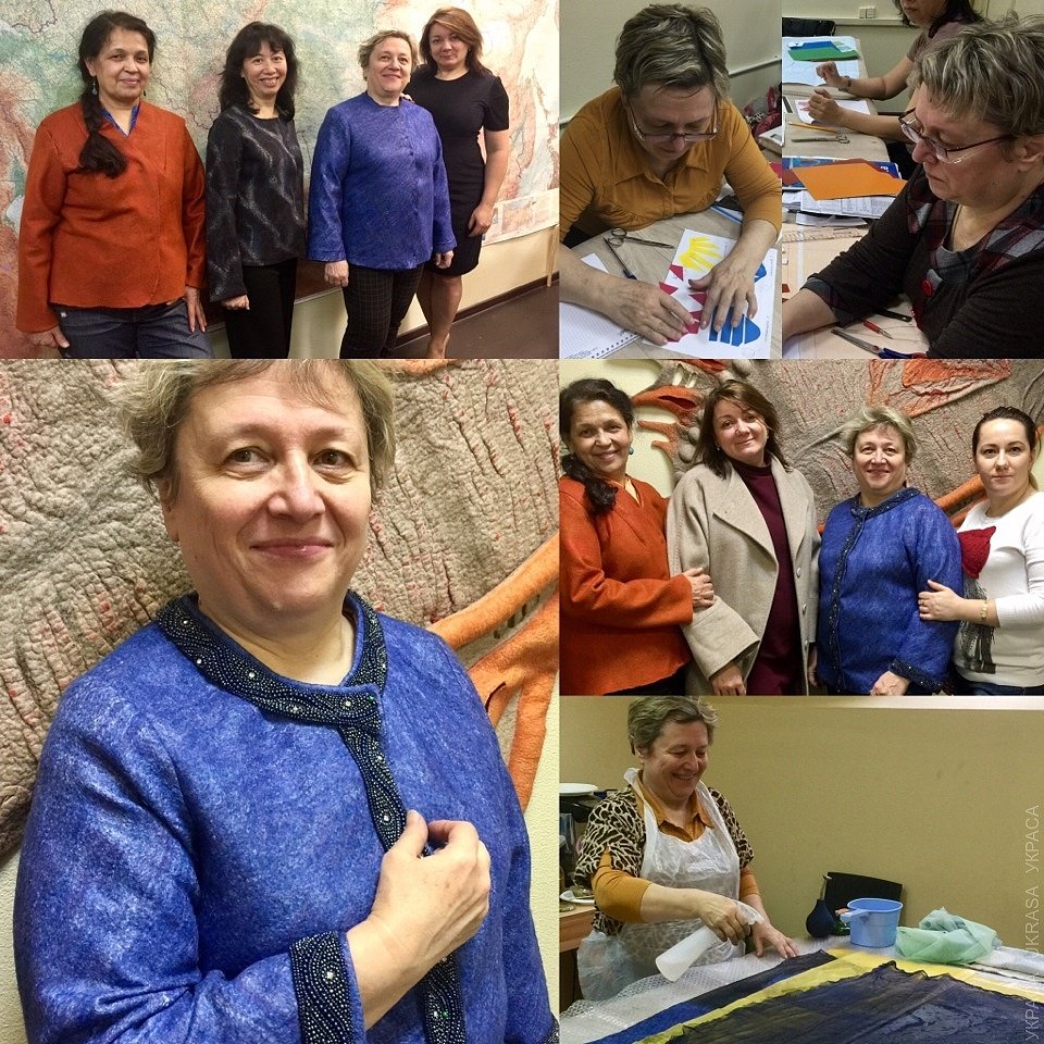 Мини-репортаж с курса Оксаны Nizzo «Конструирование и моделирование одежды из войлока»
