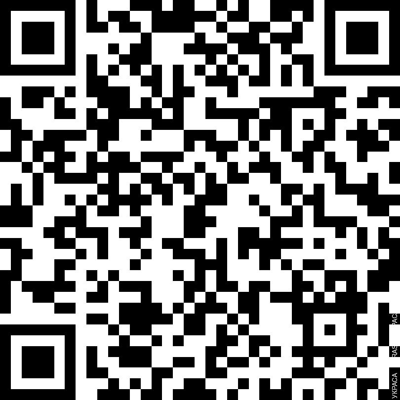 QR-код с контактами школы Украса